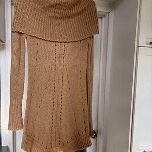 Beige Alfred Sung Sweater Dress